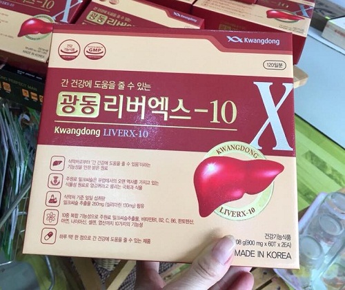 bổ gan kwangdong liverx - 10 được bảo chế từ thành phần an toàn 
