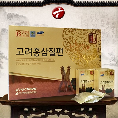 Hồng sâm lát tẩm mật ong Pocheon 200g