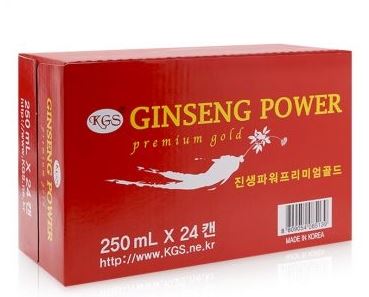 Nước hồng sâm KGS Ginseng Power Premium Gold 250ml X 24 Lon