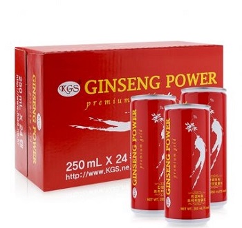 Nước hồng sâm KGS Ginseng Power Premium Gold 250ml X 24 Lon