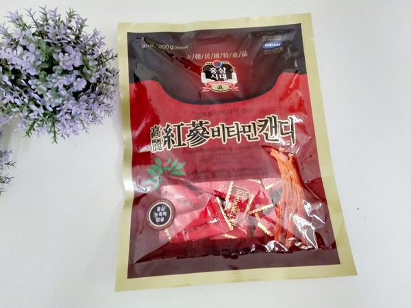 Kẹo hồng sâm Hàn Quốc Korean Red Ginseng Vitamin Candy 200g