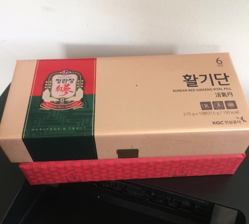 viên hồng sâm kgc korean red ginseng vital pill hàn quốc