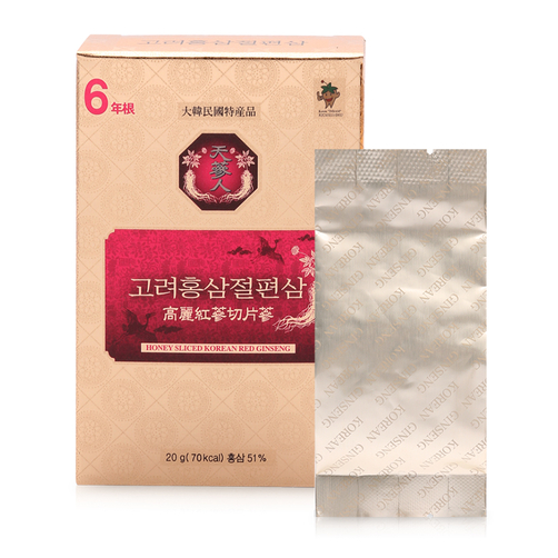 Hồng sâm lát tẩm mật ong Korean Sliced Red Ginseng