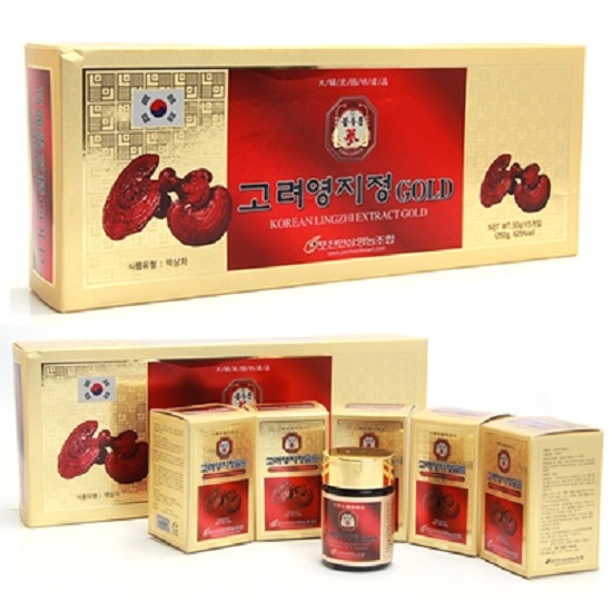 Cao linh chi Gold Hàn Quốc- sản phẩm nổi tiếng chiết xuất từ nấm linh chi đỏ