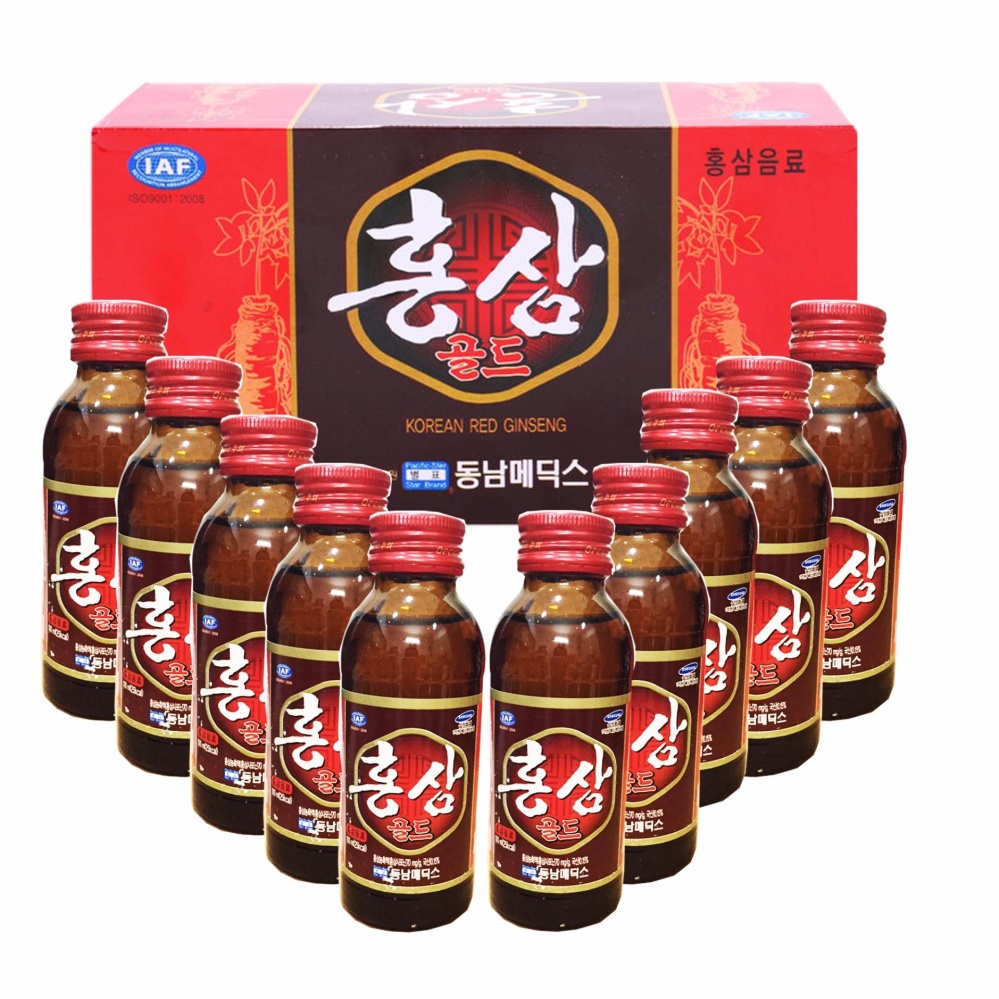 Nước nhân sâm Hàn Quốc hộp 10 chai
