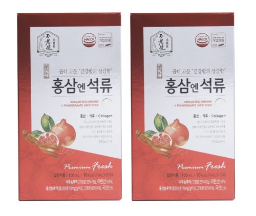 Nước hồng sâm lựu Collagen Hàn Quốc