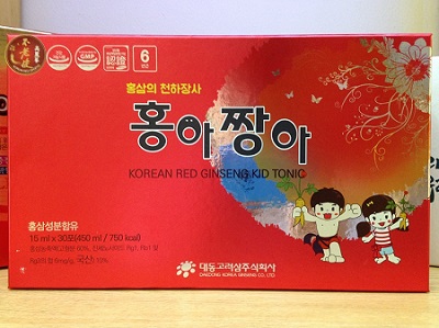 Review hồng sâm baby Kid tonic Daedong 30 gói 15ml Hàn Quốc